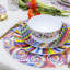Multi Coloured Roses Dinner Plate
