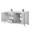 Meuble-lavabo double 72 po avec plateau en quartz Daria-100481788-100481789-100501904