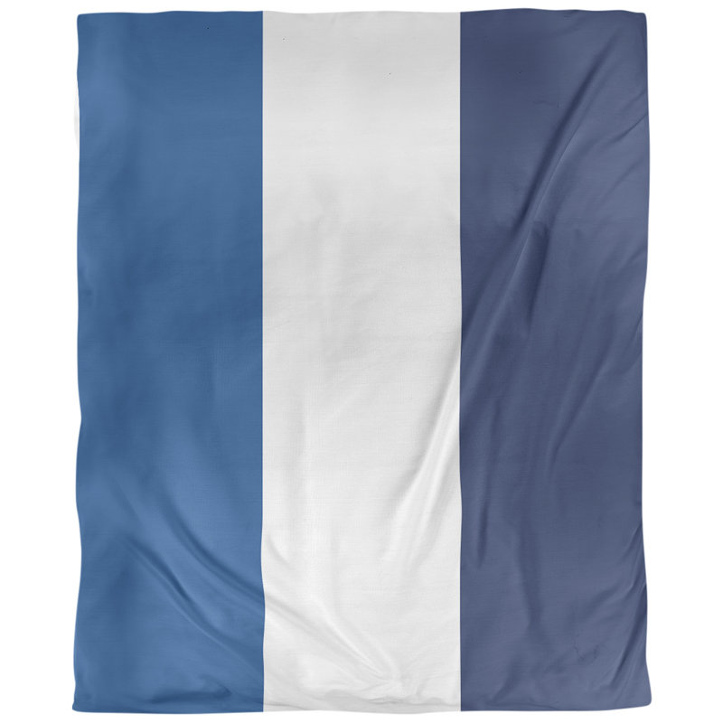 Tissu de baseball toronto, Bleu / Blanc / Bleu marine, l 36 po x L 56 po, Coton peigné de base