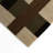 Checkered Brown Indoor and Outdoor Area Rug-673410037