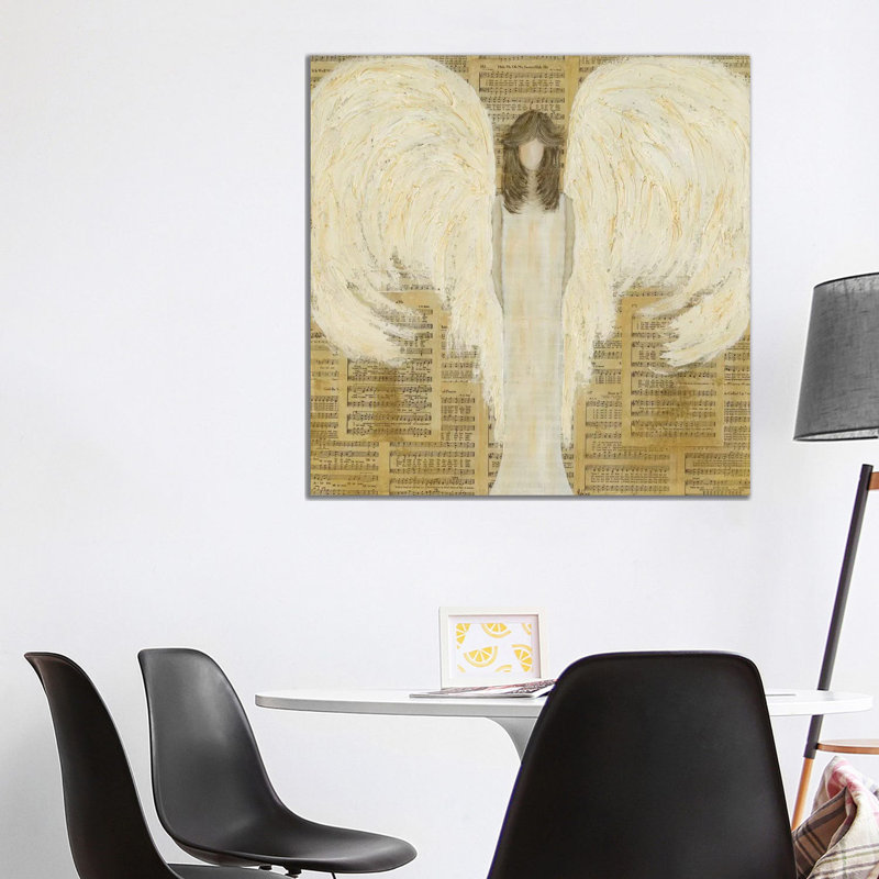 Musical Angel by Ashley Bradley - Print on Canvas, Wrapped Canvas, 66.04 cm H x 66.04 cm W x 3.175 cm D