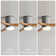Ceiling Fans with Lights Dimmable and Remote Control Flush Mount