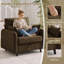 Fauteuil d'appoint surdimensionné en chenille avec rangement dissimulé, fauteuil canapé une place moderne pour salon-131255141-131255143