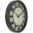 Round Plastic Wall Clock 12 Inches - Black