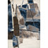 Bleu/brun