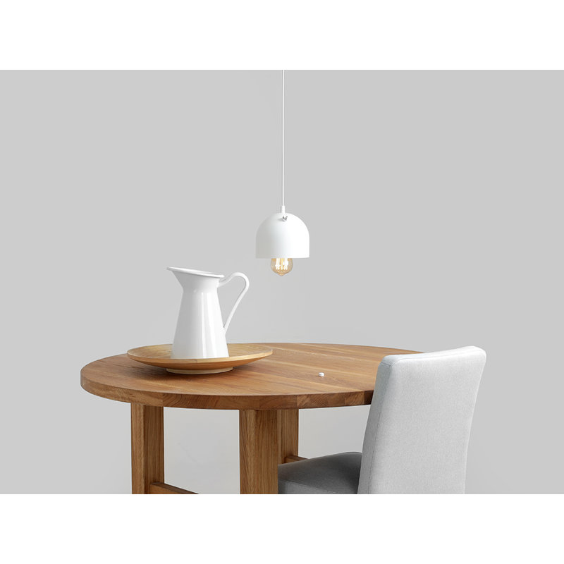 Allan 1 - Light Dome Pendant, White