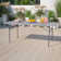 Noah 6' Rectangular Plastic Folding Event Table with Carrying Handle