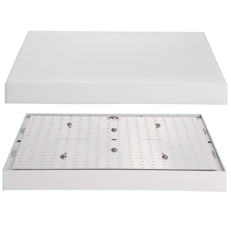 36W Dimmable LED Ceiling Light 3000 to 6000K Square Flush Mount Remote Lamp