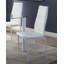 Side Chairs 2Pc Set Faux Leather Upholstery