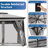 Terrace gazebo with mosquito net and privacy screen-112990244-112990245