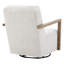 Fauteuil d'appoint pivotant rembourré Camino-1944713373