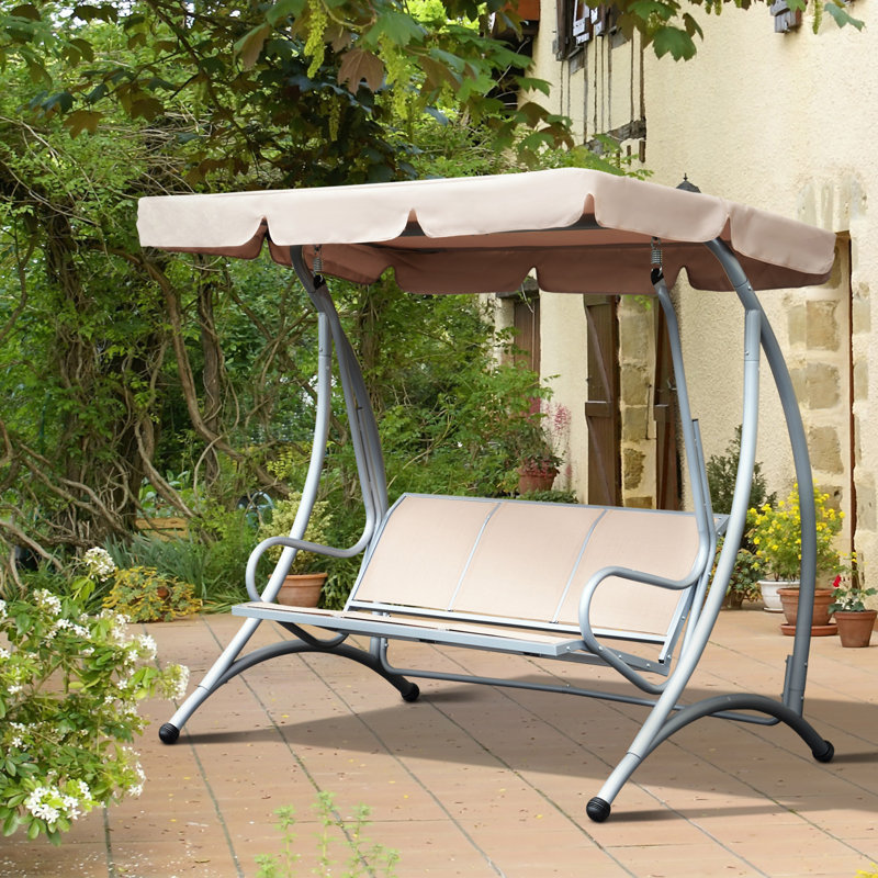 Balancelle d'extérieur 3 places Outsunny