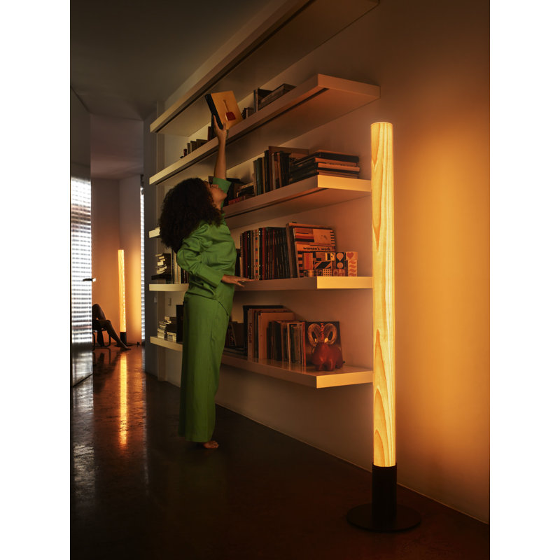 Estela LED Floor Lamp, Ivory White