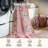     Floral Vintage Washable Pink 5X7 Area Rug with Non Slip Backing - Low Pile Durable Carpet for Living Room, Bedroom, Dining Room or Office Decor-1885595697