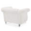 Chaise d'appoint moelleuse en velours pour le confort du salon