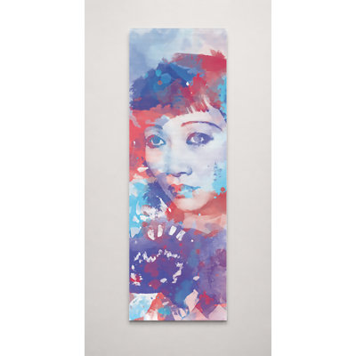 Aquarelle, portrait d'une femme