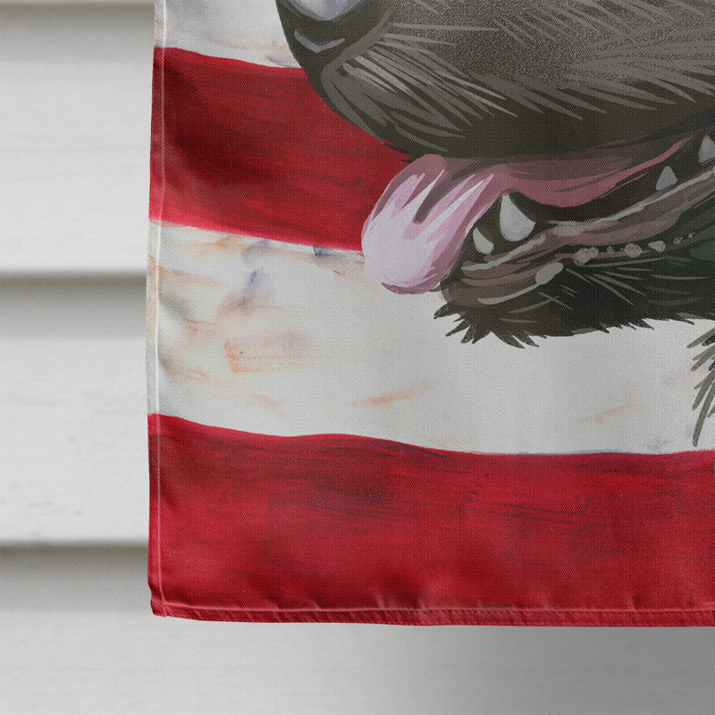Double Sided 40'' H x 28'' W Polyester Independence Day House Flag, Kai Ken