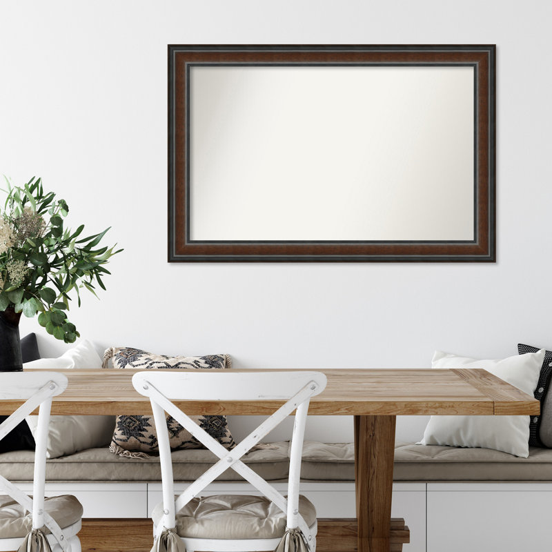 Halcott Solid Wood Rectangle Wall Mirror, 39" H x 26" W