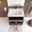 Meuble-lavabo simple 30 po avec plateau en résine Jaidy-1213269743