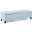 Versatile Blue Fabric Bench - Button Tufting, 51"W X 17.5"D 17"H For Foyer Storage With Chic Diamond Stitch-964807052