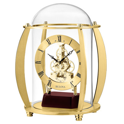 Victoria Analog Solid Wood Quartz movement / Crystal Clock