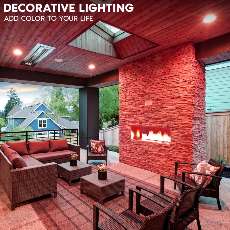Red LED PAR38 Decorative Flood Light Bulb