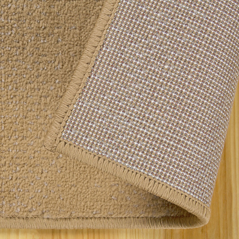 Tapis 5 pi x 8 pi en terre cuite patchwork résistant aux taches