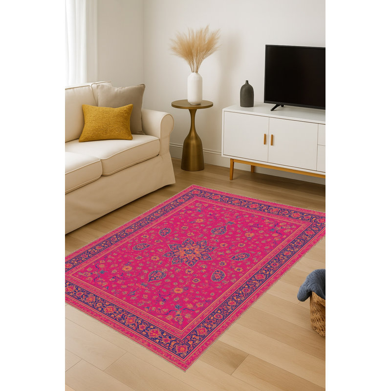 Tapis gris tissé traditionnel Mosso, 2 pi 6 po x 9 pi 10 po
