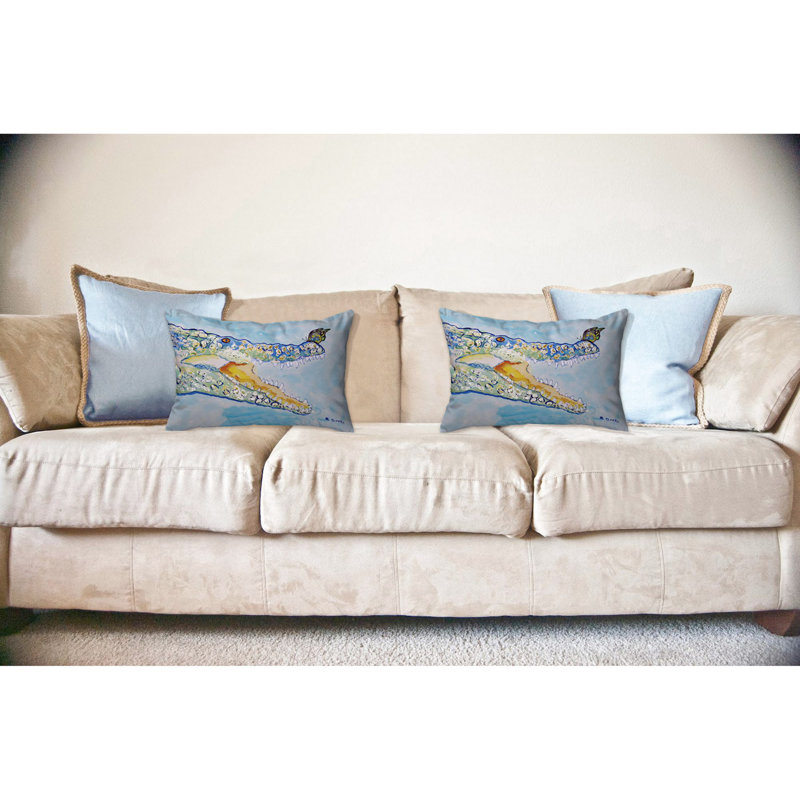 Coussin extérieur Croc and Butterfly