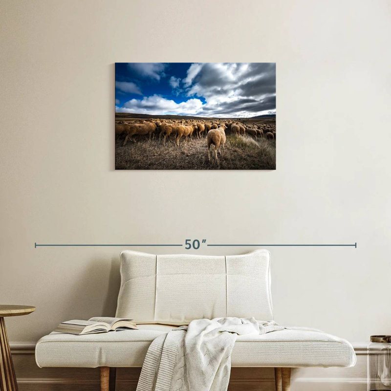 Brampt Soria Sheep Flock, 20" H x 30" W