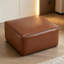 Repose-pieds rembourré en cuir PU Orrey-891622009