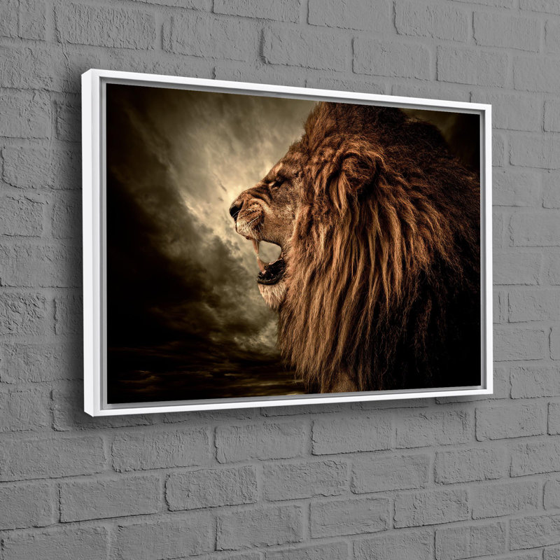 Print on Canvas, 20 cm H x 30 cm W, White Floater Framed