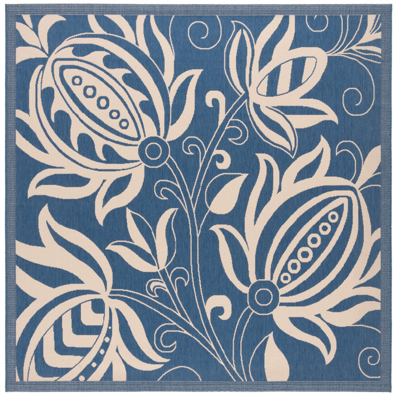 Tapis d'intérieur / extérieur Clansy Performance, Carré 7 pi 10 po