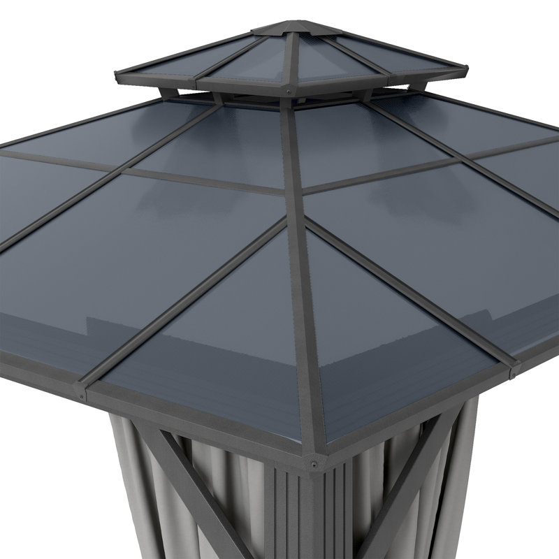 Hardtop 10 Ft. W x 10 Ft. D Aluminium Gazebo