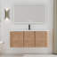 Meuble-lavabo mural avec lavabo en résine, porte à fermeture en douceur-1617683059
