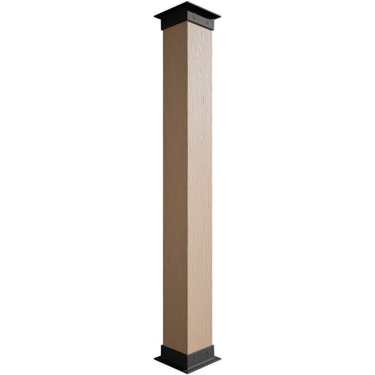 Endurathane Faux Wood Non-Tapered Square Column Wrap