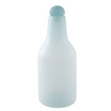 Frosted Turquoise Glass Table Vase