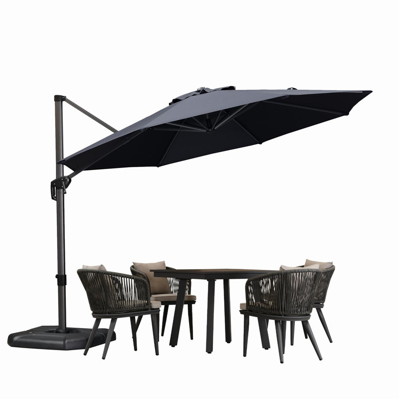 335cm Cantilever Parasol, Grey