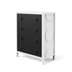 Ebony Back/Matte White  