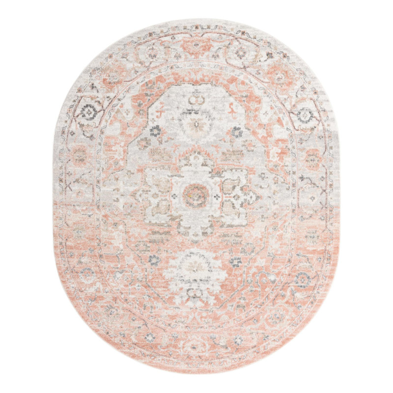 Longwell Oriental Indoor Rug, Oval 7'10" x 10'
