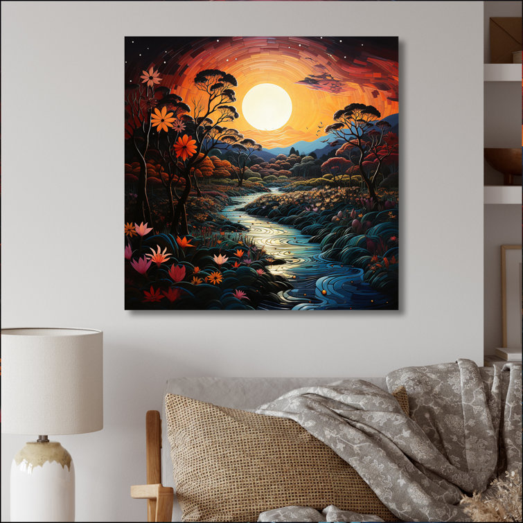 Millwood Pines Indian Art Tropical Paradise II On Metal Print - Wayfair ...