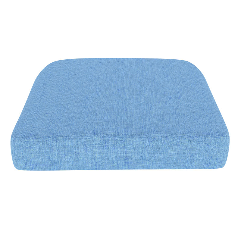 Dining ChairSeat Pad Replacement Cushion – 19L x 19W x 2.5D, Canvas Air Blue Sunbrella® Canvas