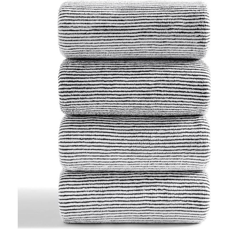 Ensemble de 4 serviettes de bain surdimensionnées pour salle de bain 35 "x 70"