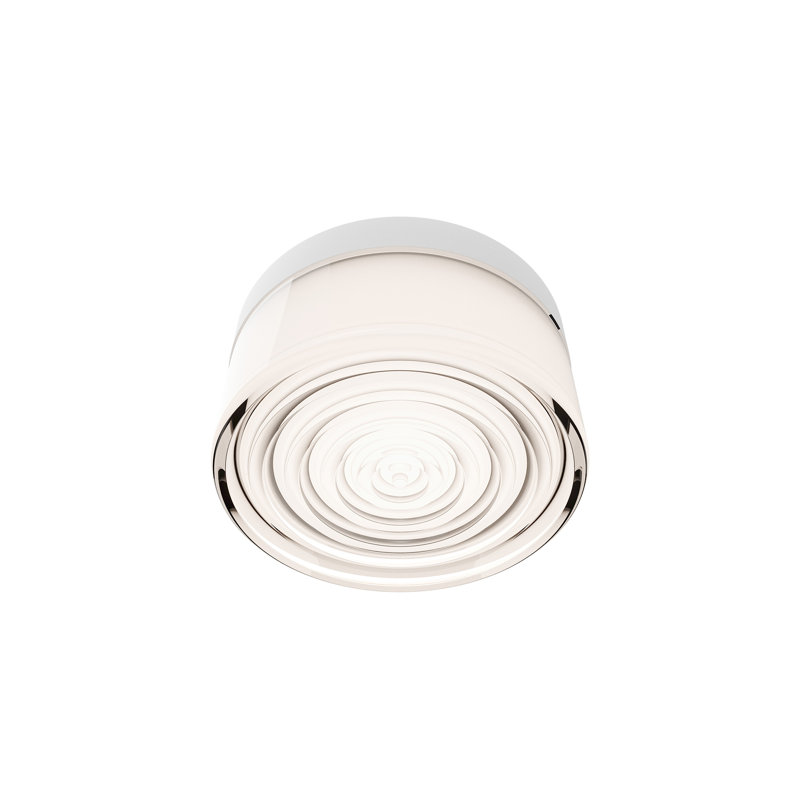 Balto I Dimmable LED Outdoor/Indoor Flush Mount With Built In Color Temperature Switch from 2700K/3000K/3500K/4000K, White