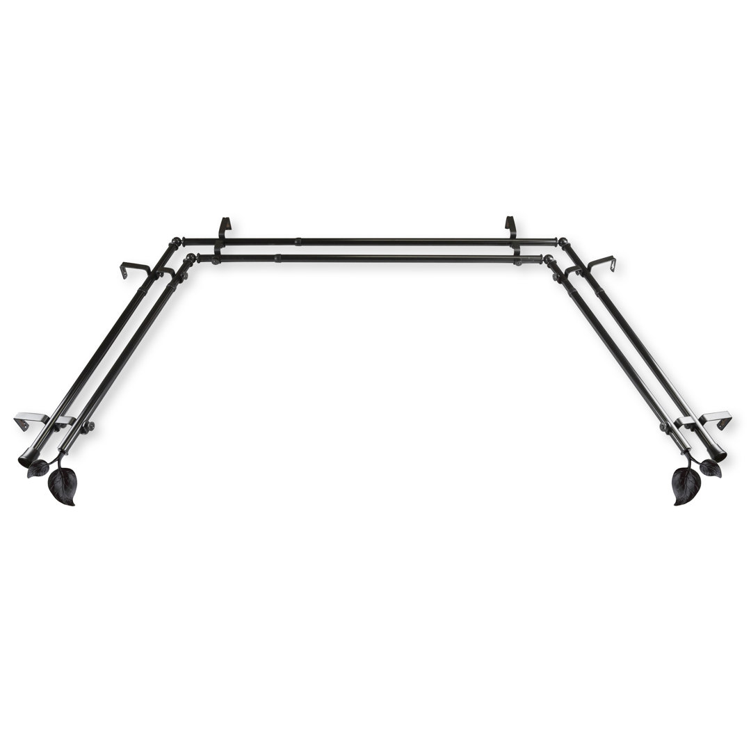 Bertold 0.75" Bay Window Double Rod Winston Porter