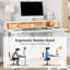 Bureau d'ordinateur en bois blanc-384343912