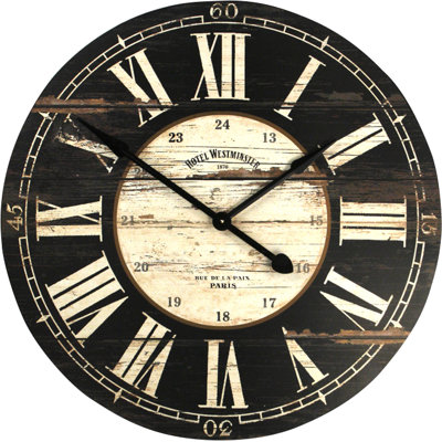 Wood Analog Wall Clock