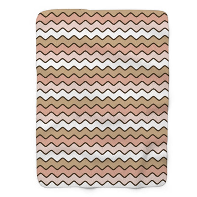 Pink Terra - couverture en sherpa de qualité supérieure 1 pièce