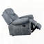 Fauteuil inclinable en velours