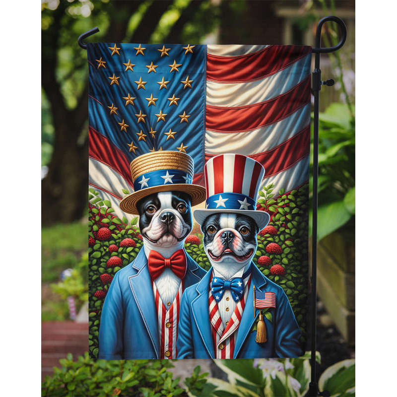 Drapeau All American Garden, Boston-terrier